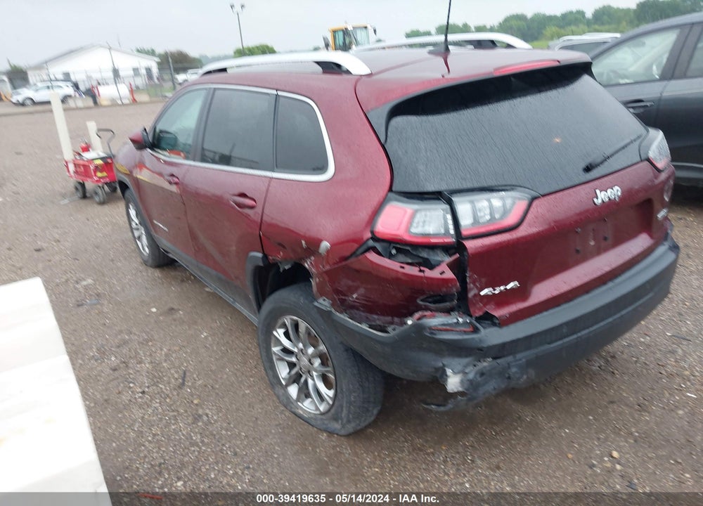 2019 JEEP CHEROKEE LATITUDE PLUS 4X4 VIN: 1C4PJMLX6KD471805