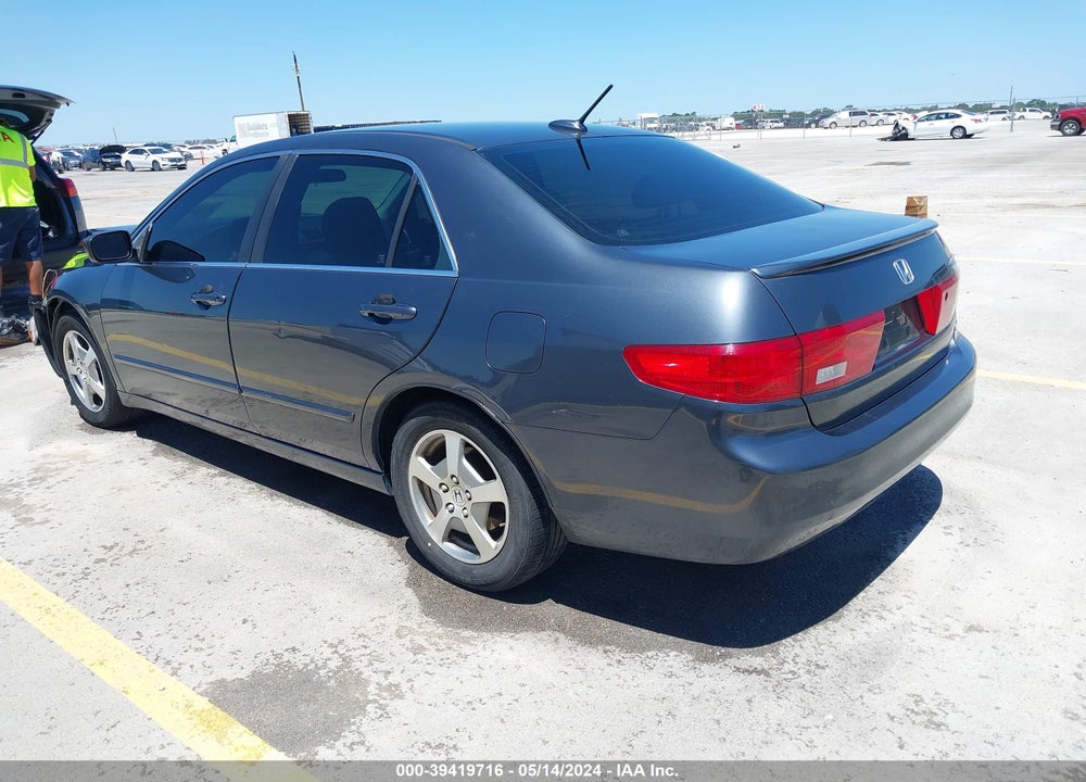 2005 HONDA ACCORD HYBRID IMA VIN: JHMCN364X5C013692