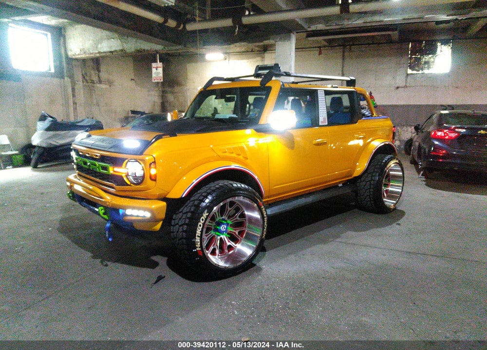2022 FORD BRONCO VIN: 1FMDE5DH4NLA79044