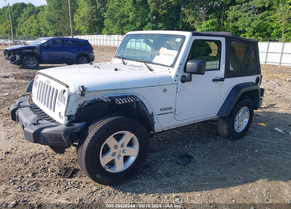 2016 JEEP WRANGLER SPORT VIN: 1C4AJWAG2GL117135