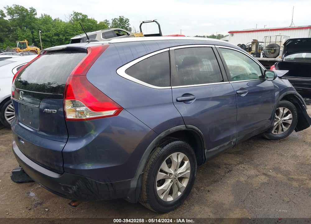 2012 HONDA CR-V EX-L VIN: 5J6RM4H78CL070332