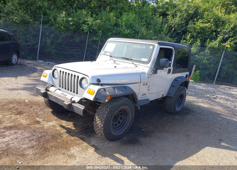 2006 JEEP WRANGLER X VIN: 1J4FA39S96P737639