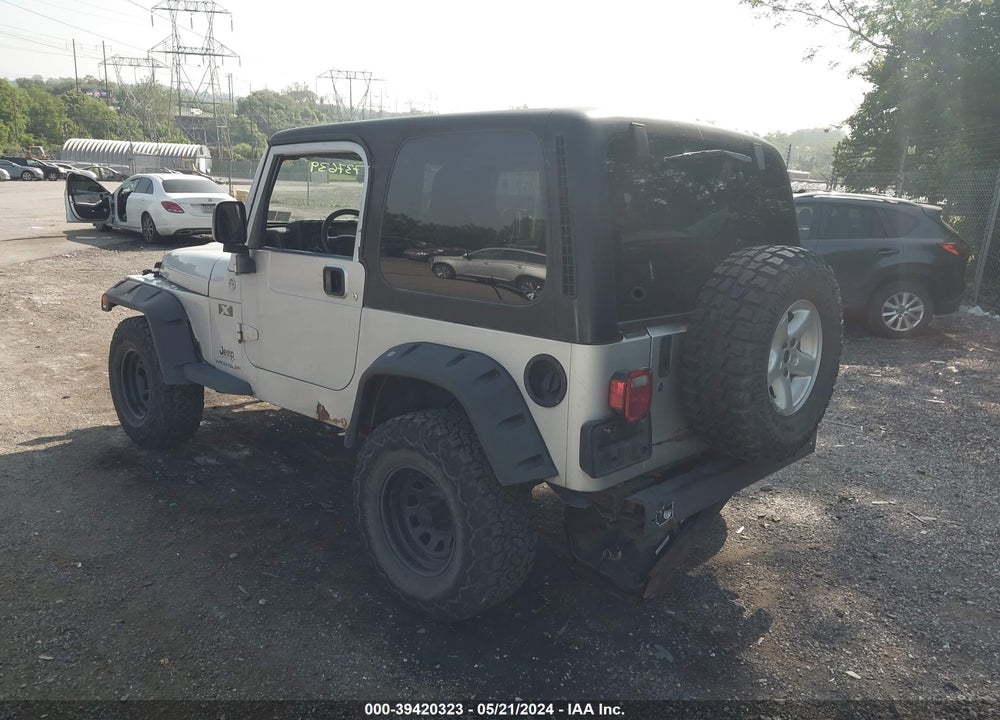 2006 JEEP WRANGLER X VIN: 1J4FA39S96P737639