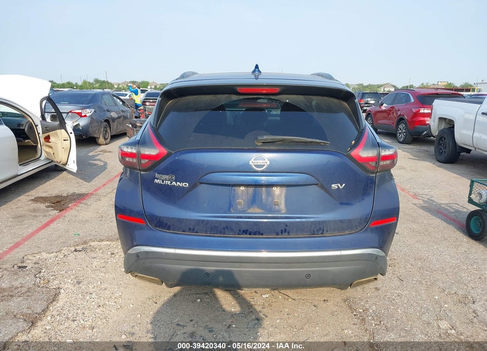 2020 NISSAN MURANO SV FWD VIN: 5N1AZ2BJ6LN105995