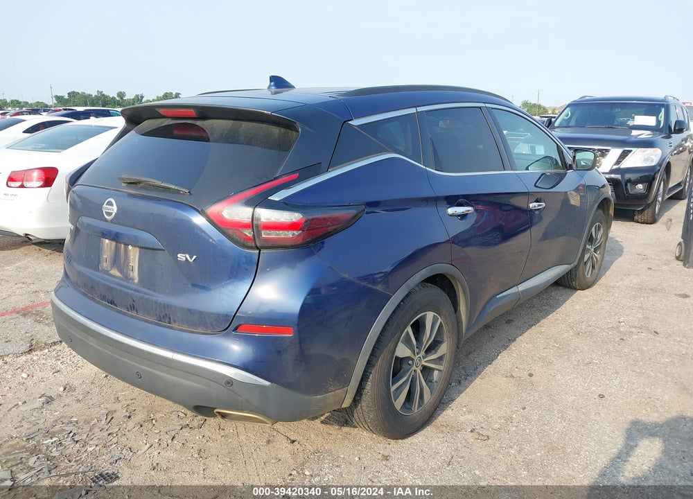 2020 NISSAN MURANO SV FWD VIN: 5N1AZ2BJ6LN105995