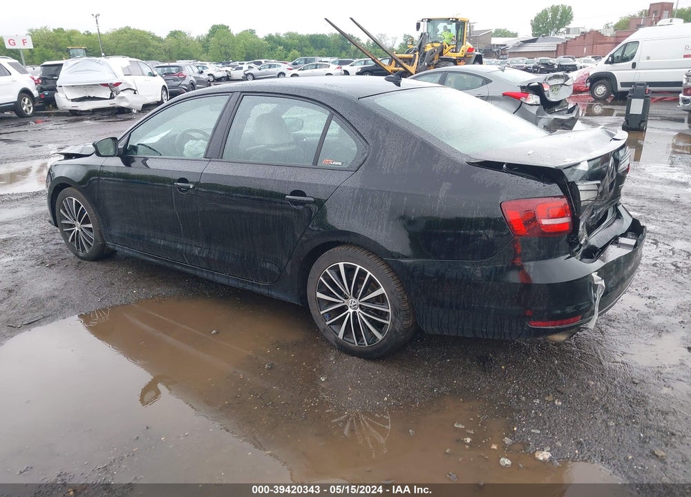 2016 VOLKSWAGEN JETTA 1.8T SPORT VIN: 3VWD17AJ6GM292983