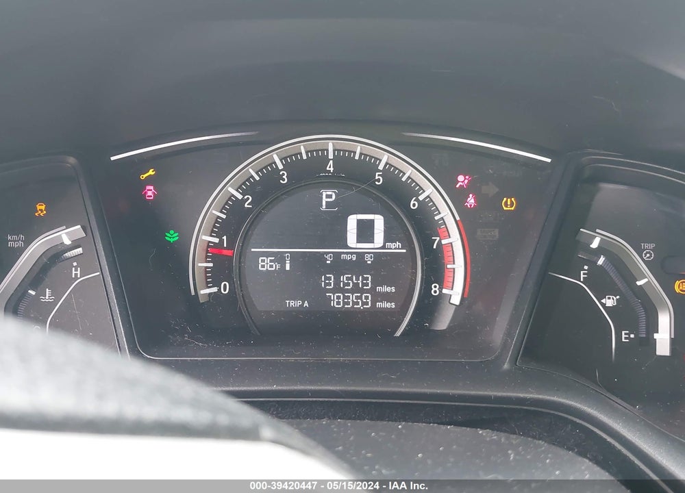 2016 HONDA CIVIC VIN: 2HGFC2F51GH559063