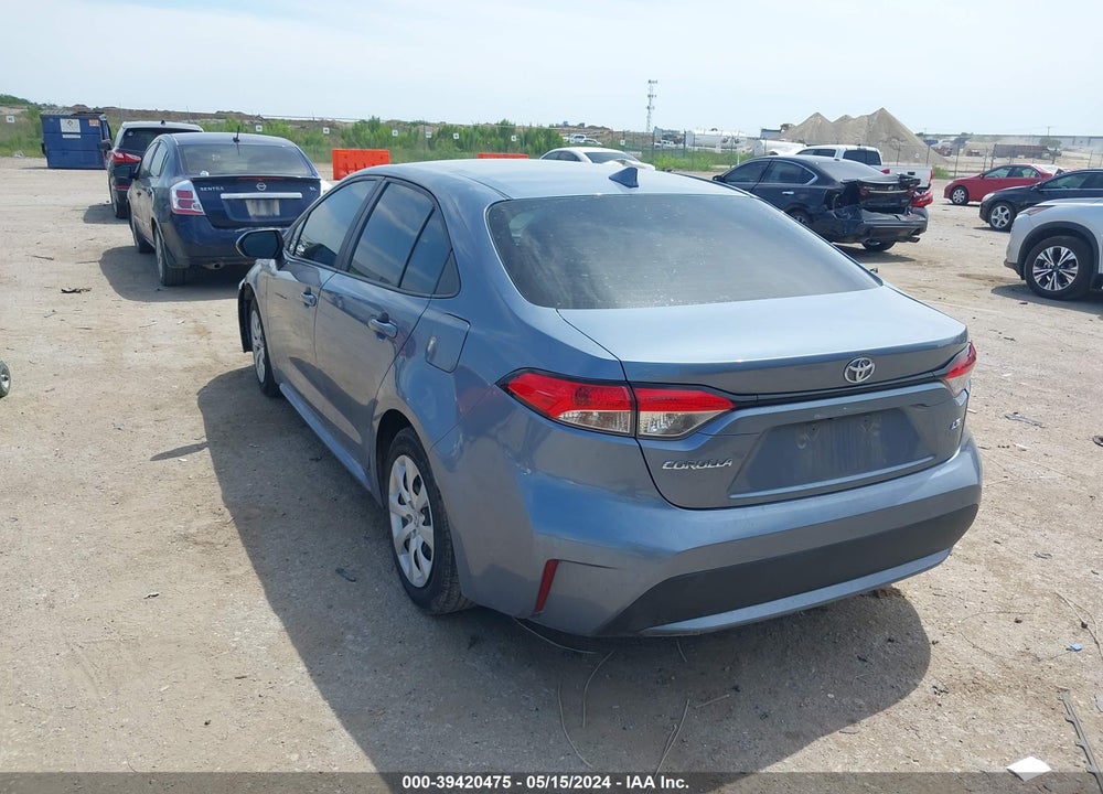 2022 TOYOTA COROLLA LE VIN: 5YFEPMAE5NP279865