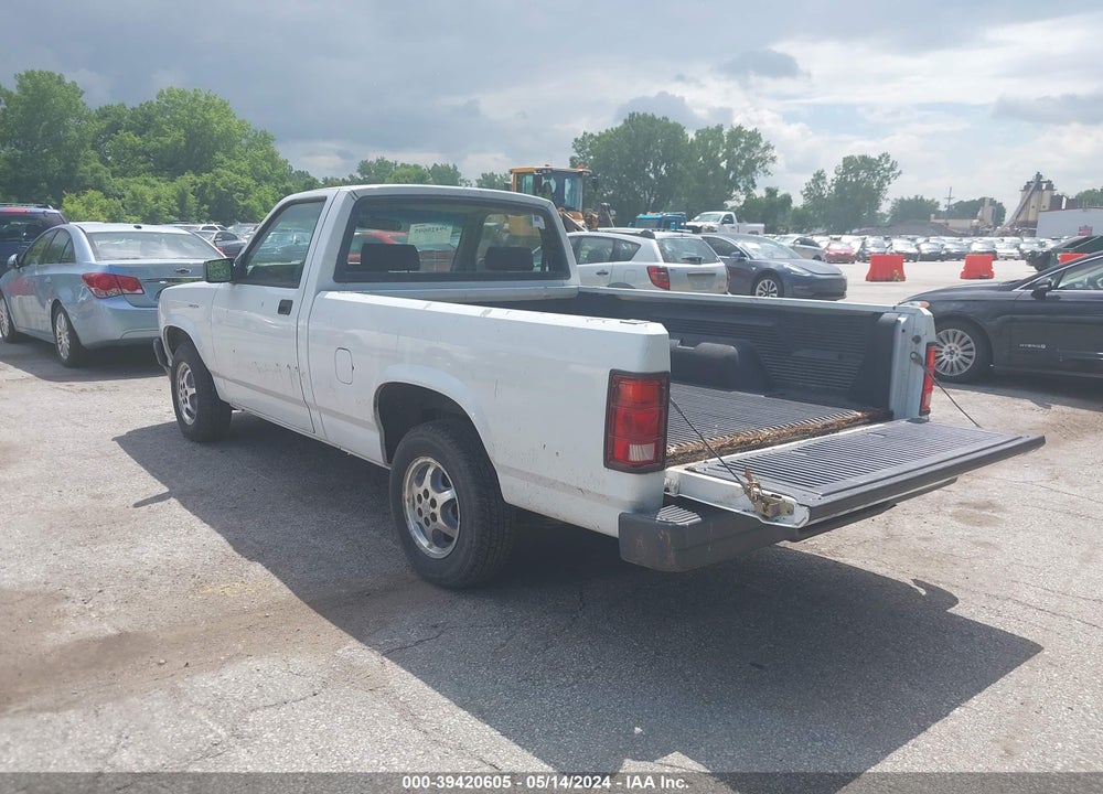 1996 DODGE DAKOTA VIN: 1B7FL26P8TS652858