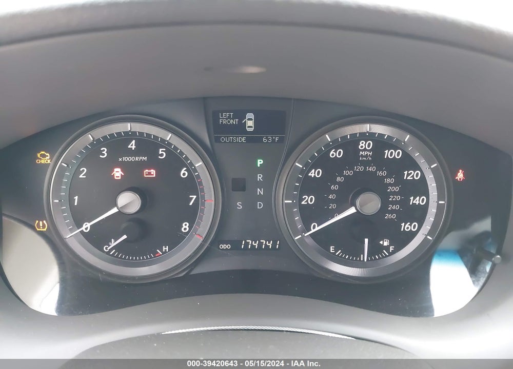 2007 LEXUS ES 350 VIN: JTHBJ46GX72074508