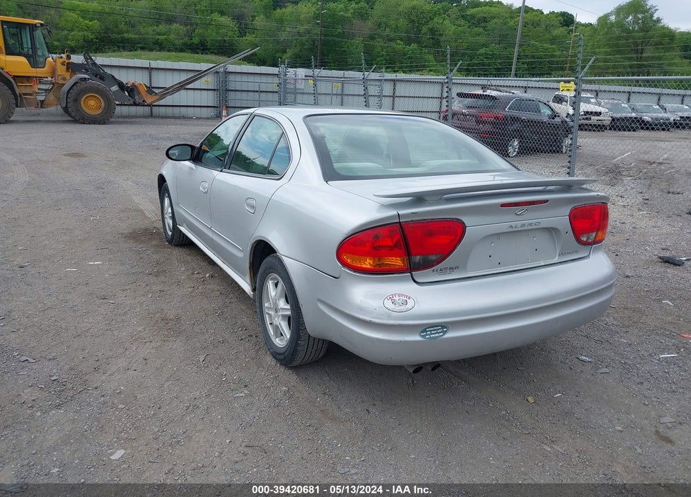 2004 OLDSMOBILE ALERO GL1 VIN: 1G3NL52E54C167364