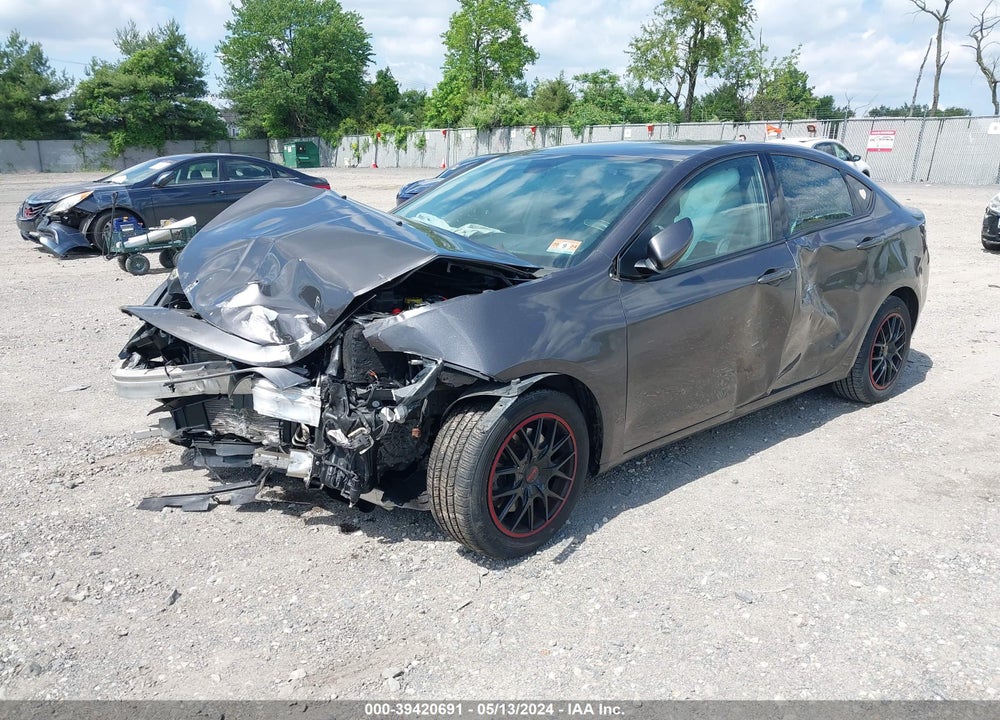 2015 DODGE DART SXT VIN: 1C3CDFBB4FD150198