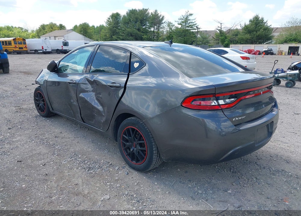 2015 DODGE DART SXT VIN: 1C3CDFBB4FD150198
