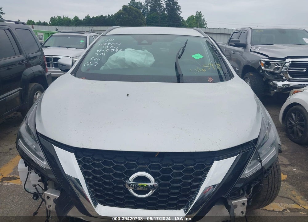 2021 NISSAN MURANO SV INTELLIGENT AWD VIN: 5N1AZ2BS9MC116592