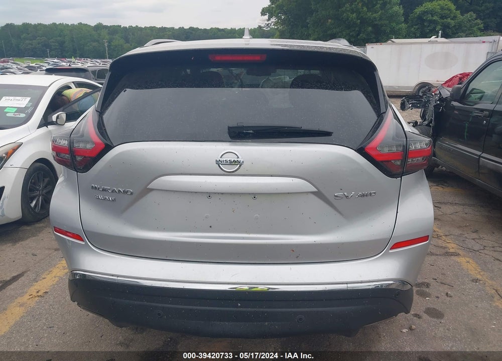 2021 NISSAN MURANO SV INTELLIGENT AWD VIN: 5N1AZ2BS9MC116592