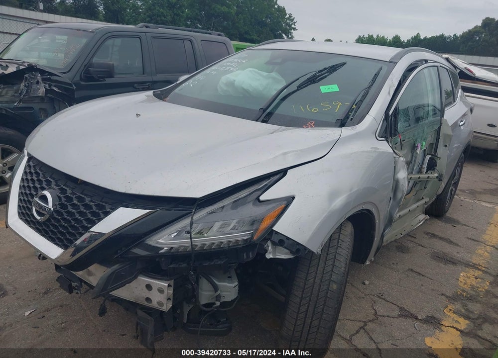 2021 NISSAN MURANO SV INTELLIGENT AWD VIN: 5N1AZ2BS9MC116592