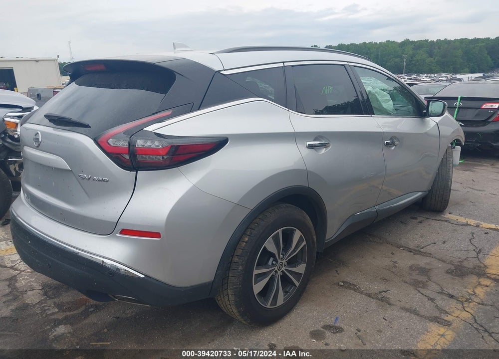 2021 NISSAN MURANO SV INTELLIGENT AWD VIN: 5N1AZ2BS9MC116592