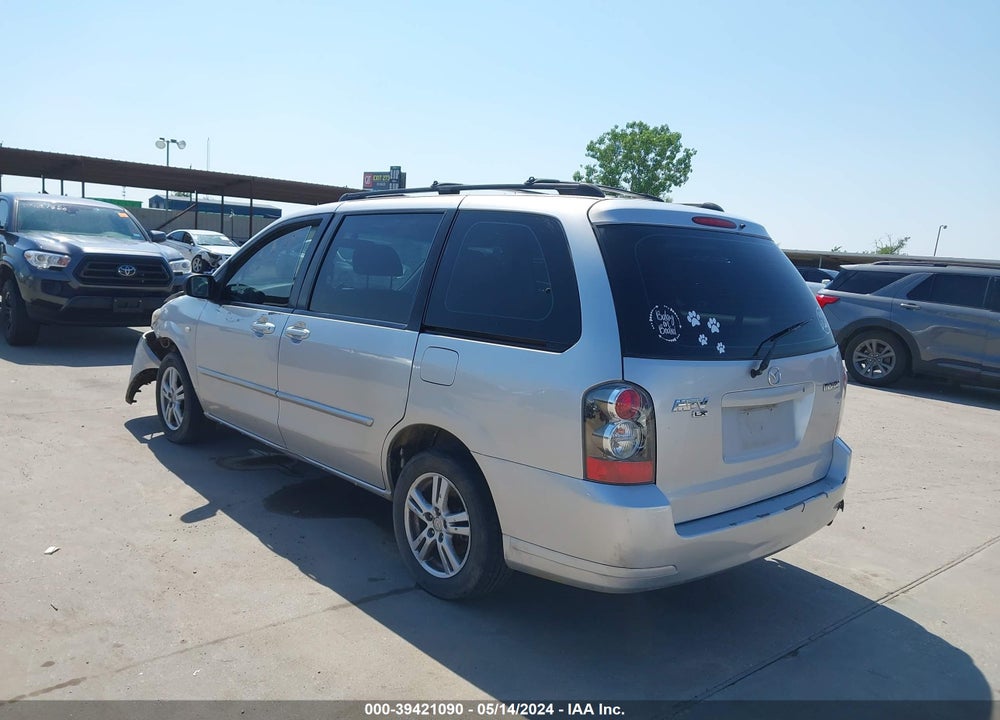 2004 MAZDA MPV LX VIN: JM3LW28A640516123
