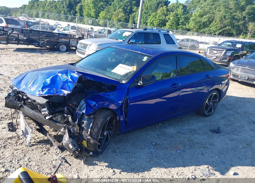 2023 HYUNDAI ELANTRA N LINE VIN: KMHLR4AF8PU609722