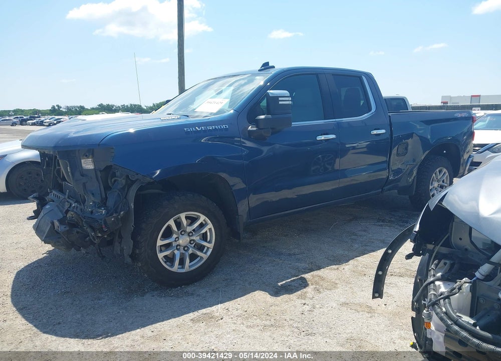 2020 CHEVROLET SILVERADO 1500 4WD DOUBLE CAB STANDARD BED LTZ VIN: 1GCVYGET7LZ100073