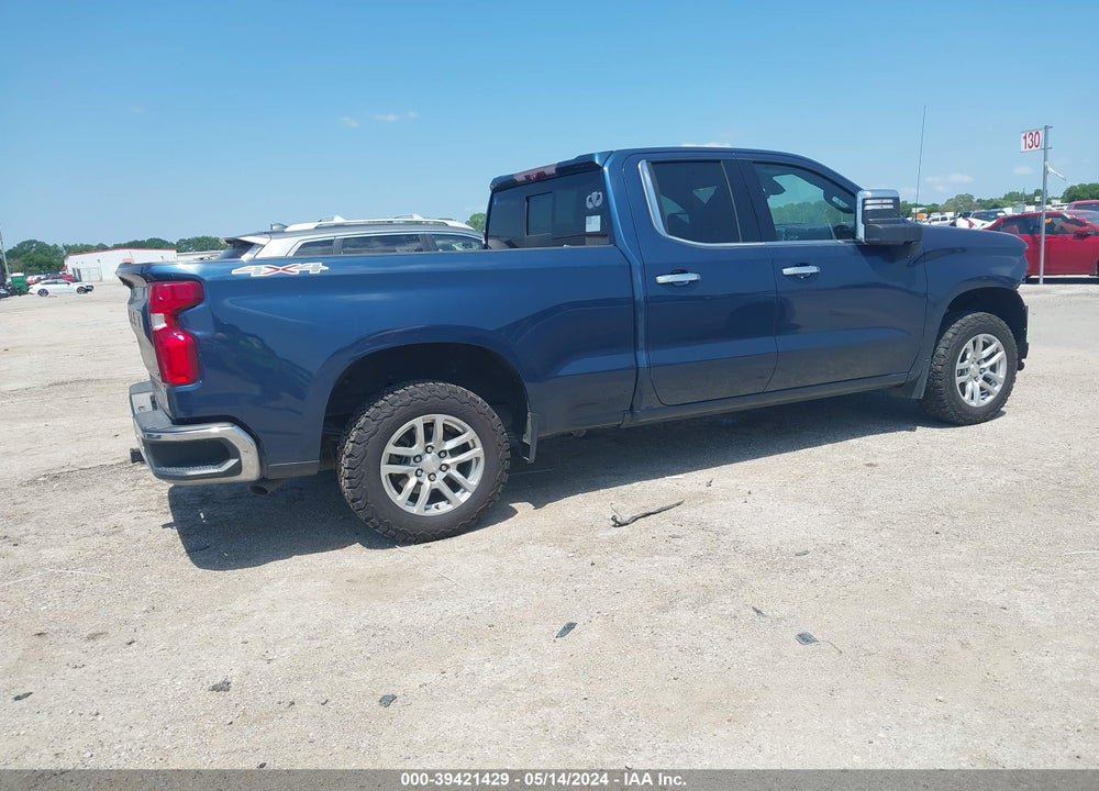 2020 CHEVROLET SILVERADO 1500 4WD DOUBLE CAB STANDARD BED LTZ VIN: 1GCVYGET7LZ100073