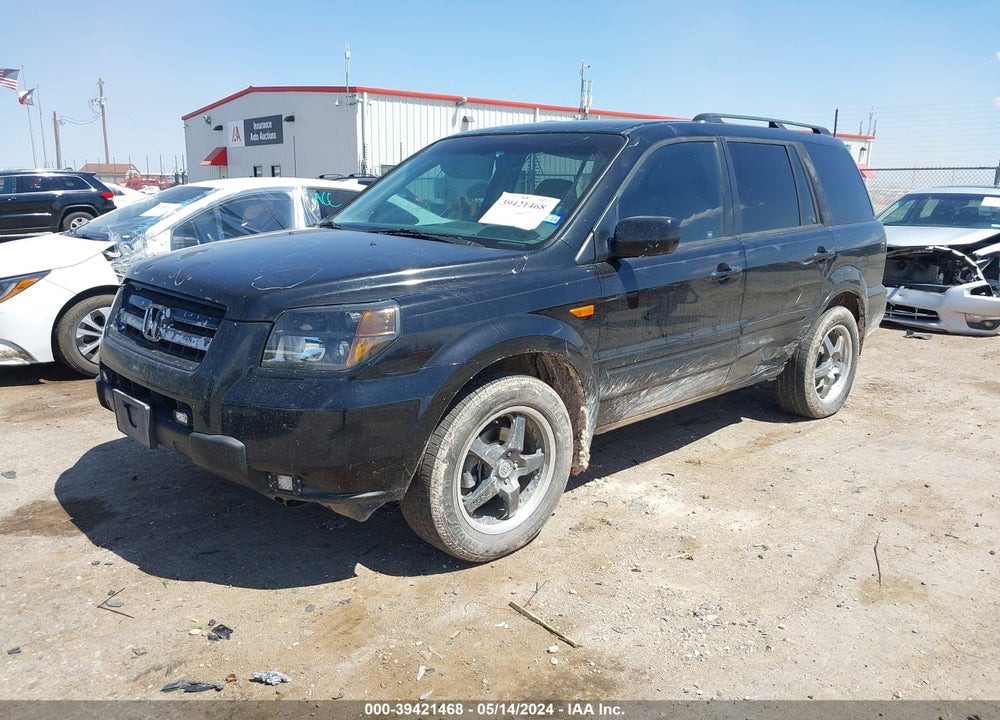 2008 HONDA PILOT VP VIN: 5FNYF28288B015538