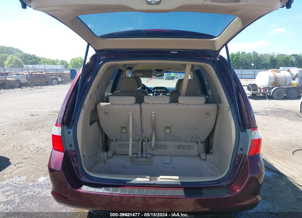 2007 HONDA ODYSSEY EX VIN: 5FNRL38497B039334