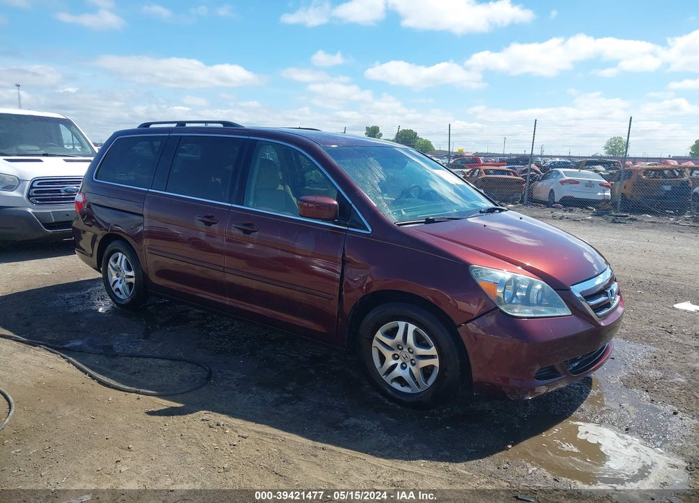 2007 HONDA ODYSSEY EX VIN: 5FNRL38497B039334