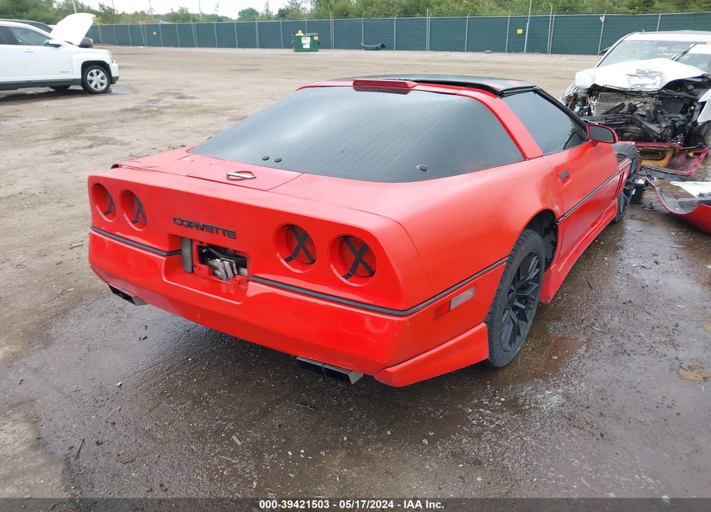 1986 CHEVROLET CORVETTE VIN: 1G1YY0784G5114984