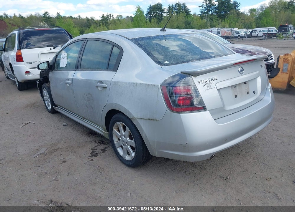 2012 NISSAN SENTRA 2.0 SR VIN: 3N1AB6AP0CL638997