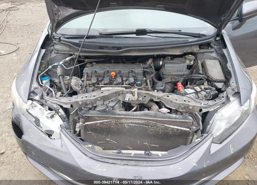 2015 HONDA CIVIC LX VIN: 19XFB2F51FE257753