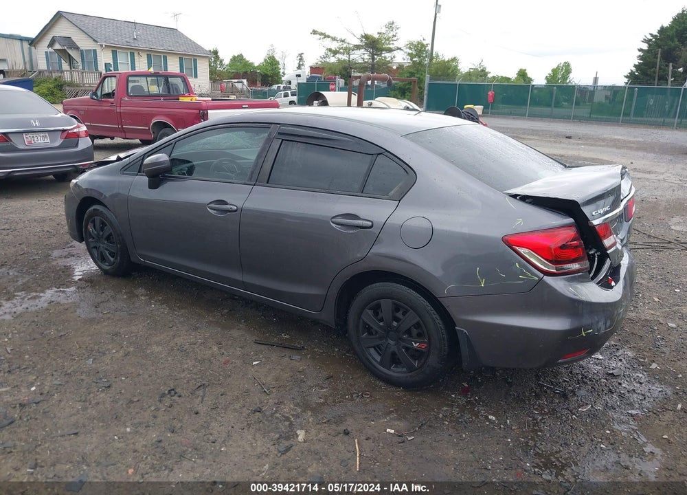 2015 HONDA CIVIC LX VIN: 19XFB2F51FE257753
