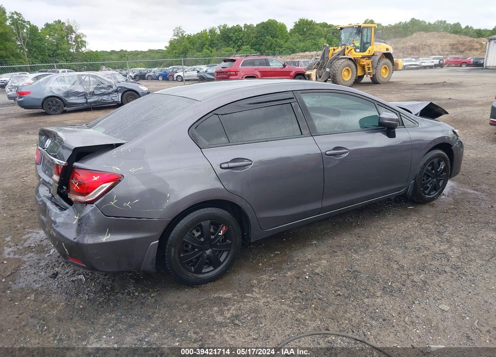 2015 HONDA CIVIC LX VIN: 19XFB2F51FE257753