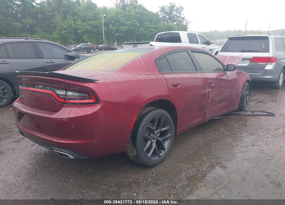 2021 DODGE CHARGER SXT RWD VIN: 2C3CDXBG2MH652273