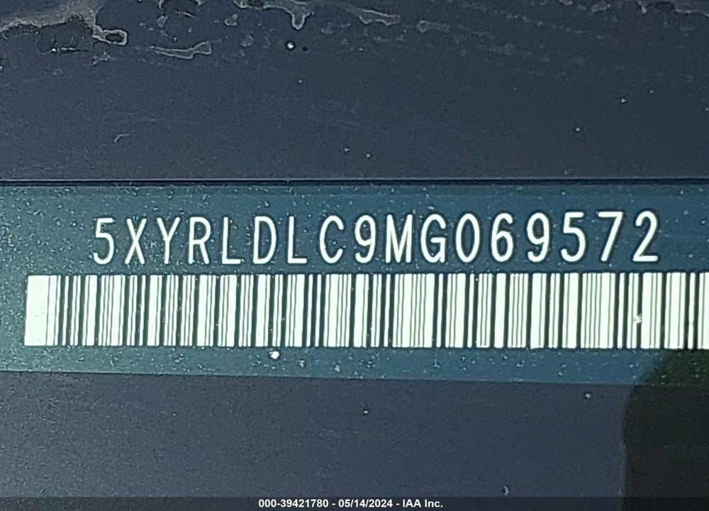 2021 KIA SORENTO S VIN: 5XYRLDLC9MG069572