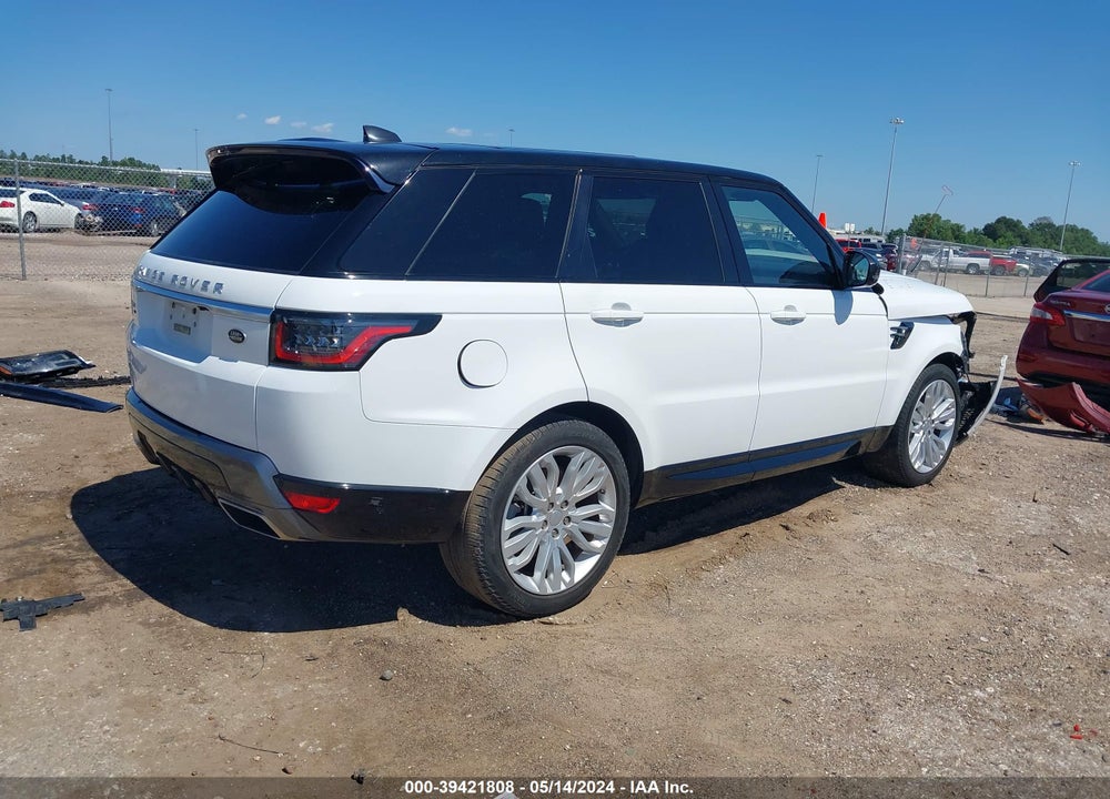 2020 LAND ROVER RANGE ROVER SPORT HSE MHEV VIN: SALWR2SU1LA748517