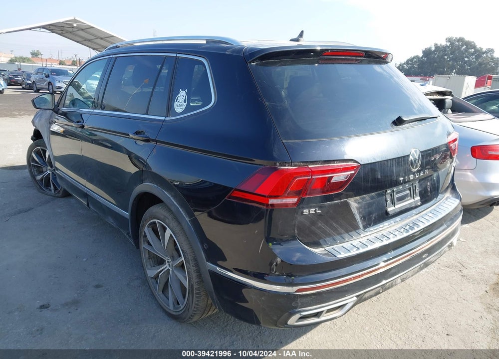 2022 VOLKSWAGEN TIGUAN 2.0T SEL R-LINE VIN: 3VV4B7AX2NM121098