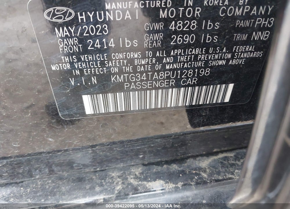 2023 GENESIS G70 2.0T AWD VIN: KMTG34TA8PU128198