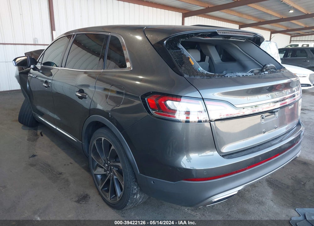 2019 LINCOLN NAUTILUS RESERVE VIN: 2LMPJ6L93KBL57571