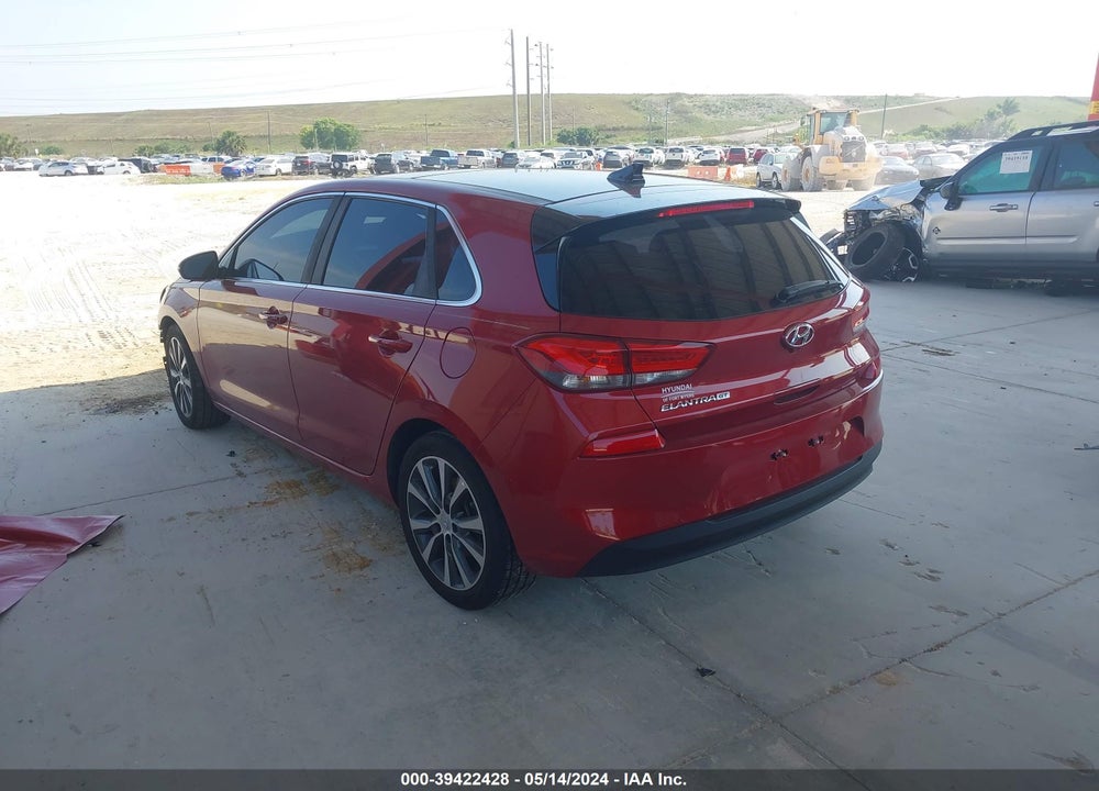 2018 HYUNDAI ELANTRA GT VIN: KMHH35LE9JU034278