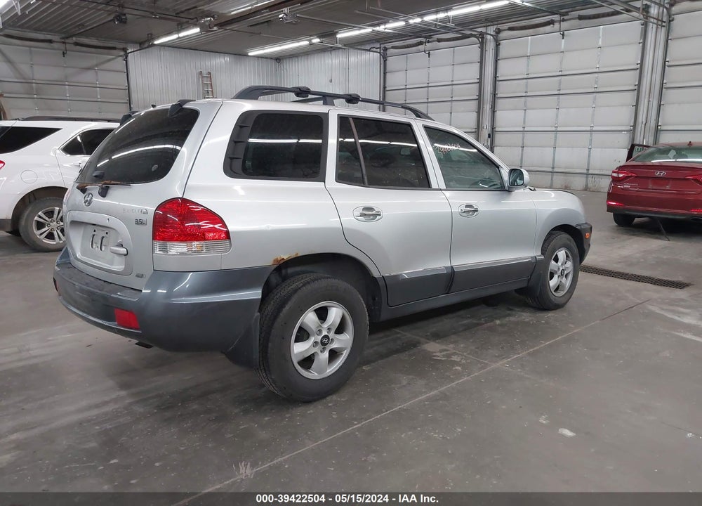 2005 HYUNDAI SANTA FE GLS/LX VIN: KM8SC73E45U960546