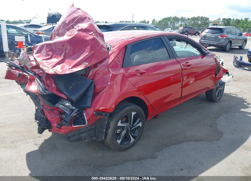 2023 HYUNDAI ELANTRA VIN: KMHLM4AG4PU484502