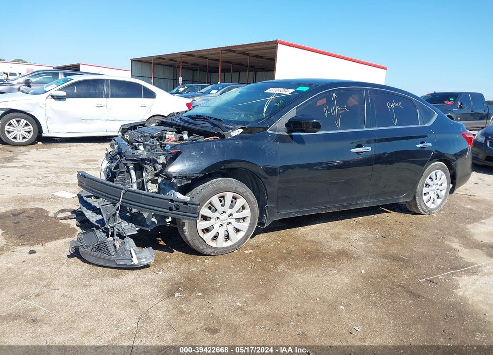 2017 NISSAN SENTRA S VIN: 3N1AB7AP2HY399274