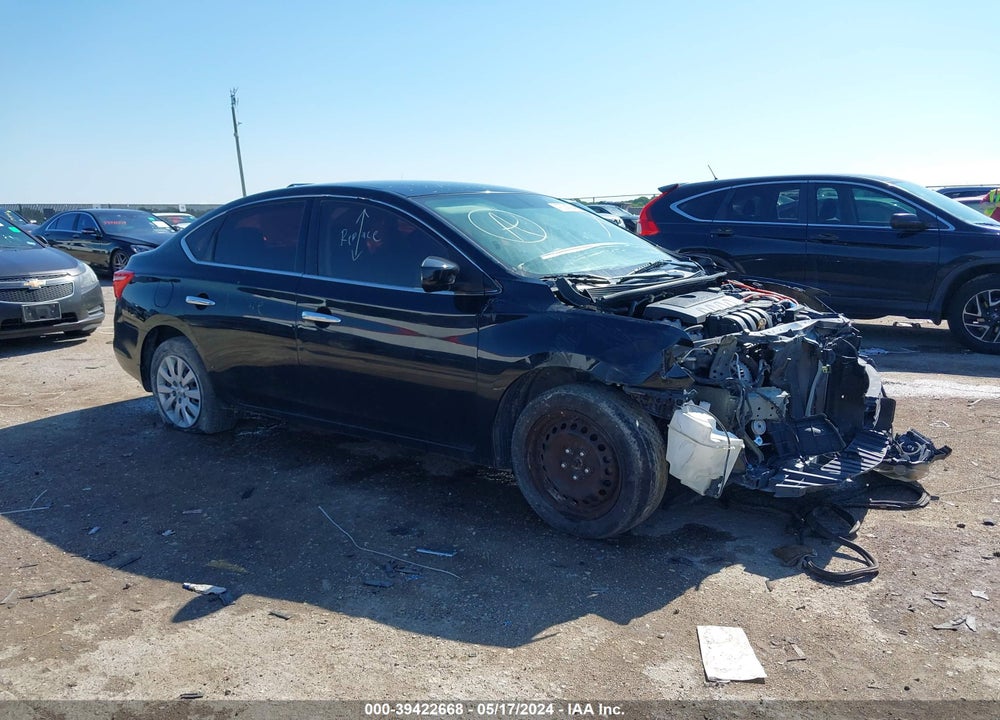 2017 NISSAN SENTRA S VIN: 3N1AB7AP2HY399274