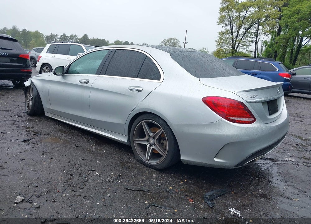 2016 MERCEDES-BENZ C 300 4MATIC/LUXURY 4MATIC/SPORT 4MATIC VIN: WDDWF4KB9GR161389