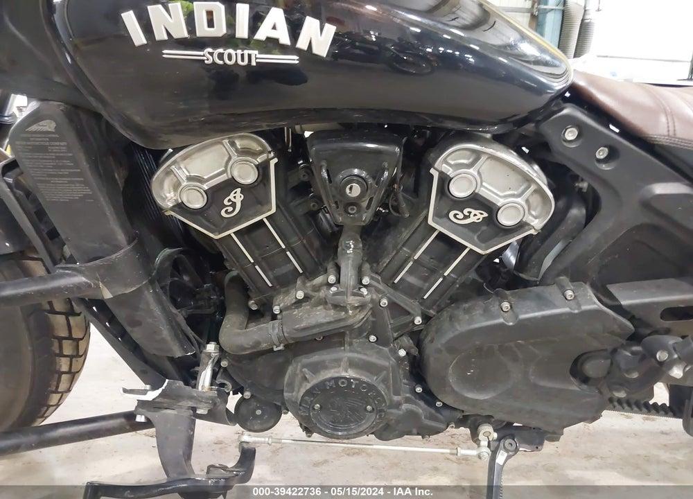 2023 INDIAN MOTORCYCLE CO. SCOUT BOBBER VIN: 56KMTB001P3191581