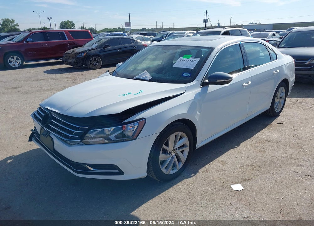 2018 VOLKSWAGEN PASSAT 2.0T SE VIN: 1VWBA7A36JC050776