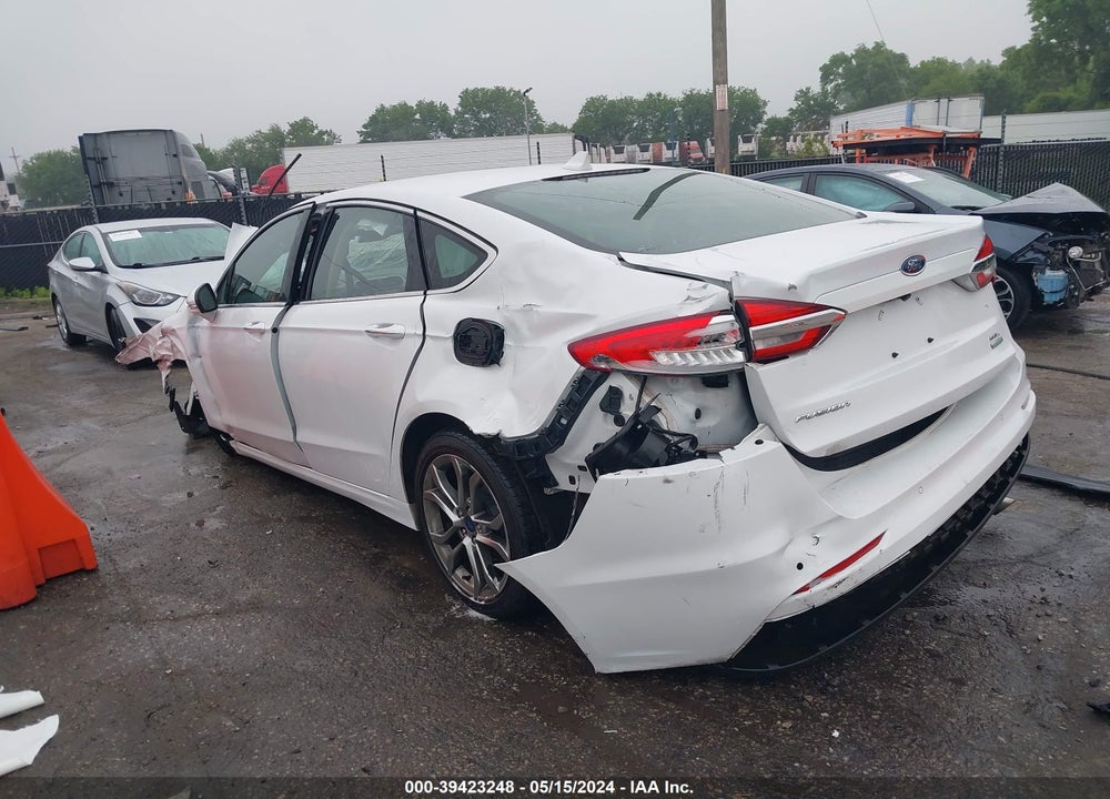 2019 FORD FUSION SEL VIN: 3FA6P0CD4KR239791