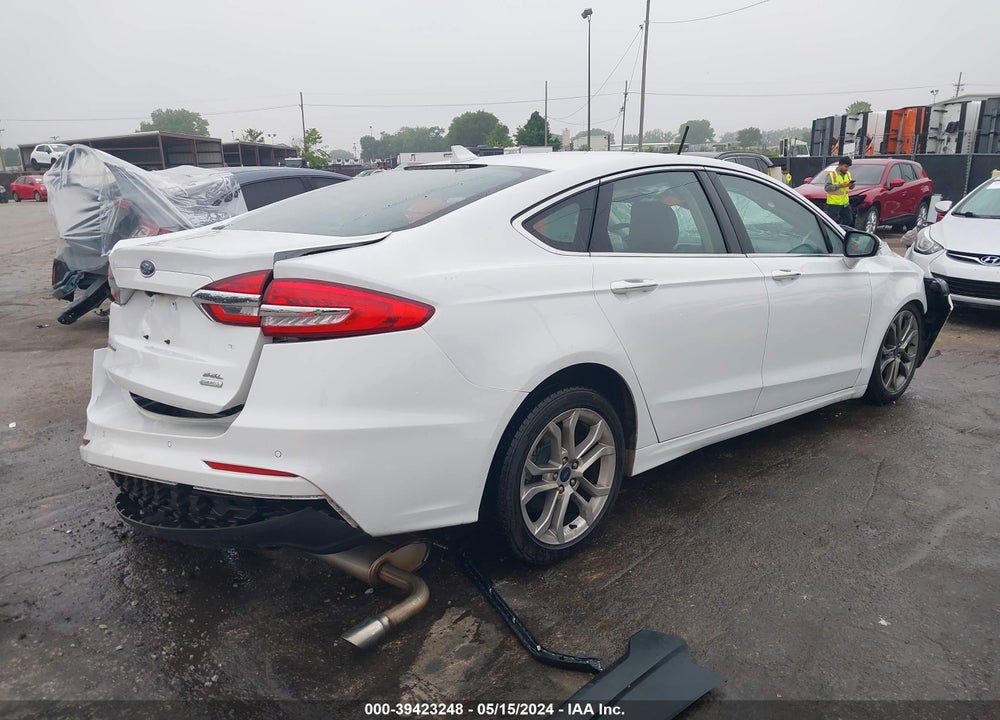 2019 FORD FUSION SEL VIN: 3FA6P0CD4KR239791