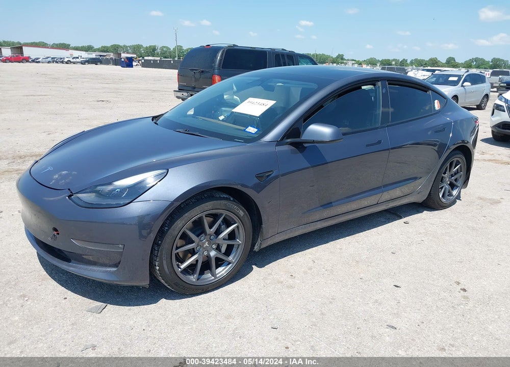 2022 TESLA MODEL 3 LONG RANGE DUAL MOTOR ALL-WHEEL DRIVE VIN: 5YJ3E1EB8NF174065